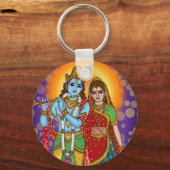 Radha Krishna Sleutelhanger (Voorkant)