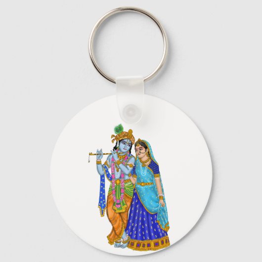 Radha Krishna Sleutelhanger (Voorkant)