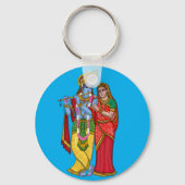 Radha Krishna Sleutelhanger (Voorkant)
