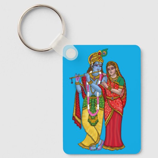 Radha Krishna-sleutelhanger Sleutelhanger (Voorkant)