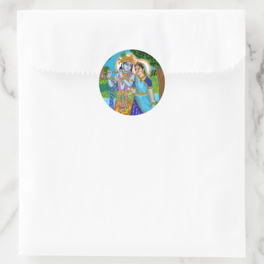 Radha Krishna Sticker (Tas)