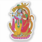 Radha Krishna Sticker (Voorkant)