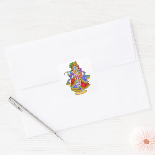 Radha Krishna Sticker (Envelop)