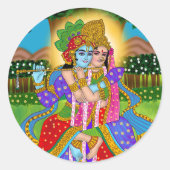 Radha Krishna Sticker (Voorkant)