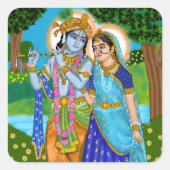 Radha Krishna Sticker (Voorkant)