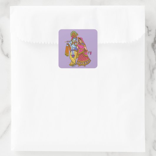 Radha Krishna Sticker (Tas)