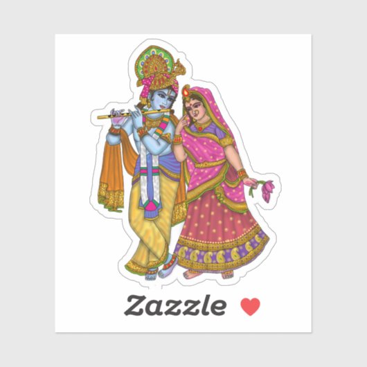 Radha Krishna-sticker Sticker (Vel)