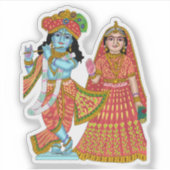 Radha Krishna Stickers (Voorkant)