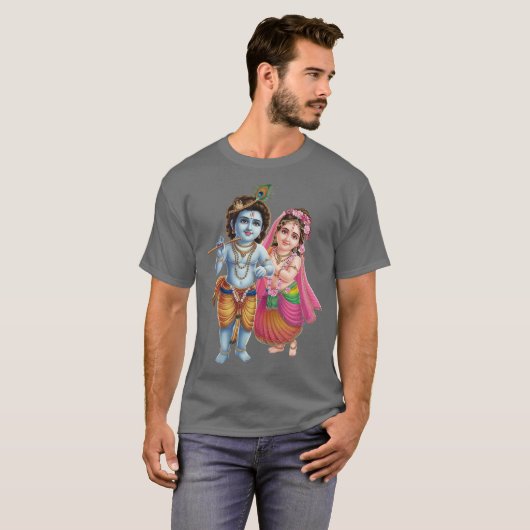 RADHA KRISHNA T-SHIRT (Voorkant volledig)
