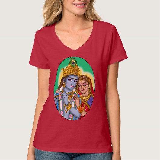 Radha Krishna T-shirt (Voorkant)