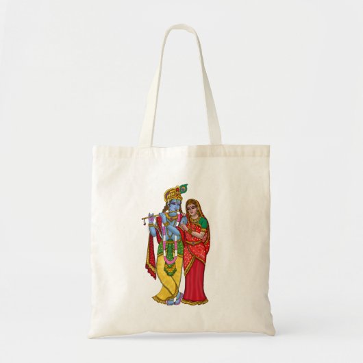 Radha Krishna-tas Tote Bag (Voorkant)