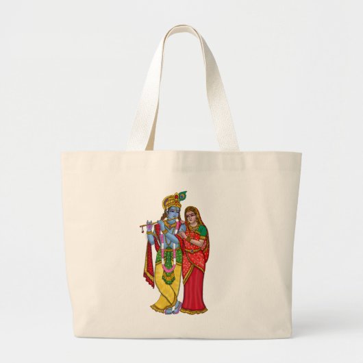 Radha Krishna Tote Bag (Voorkant)