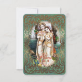 Radha Krishna Trouwcollectie - Plaatshouder Kaart (Voorkant)