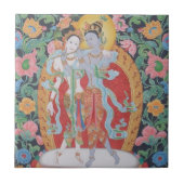 Radha-Krisna Tile Tegeltje (Voorkant)