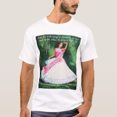 Radha Rani wacht op Krishna in Vrindavan T-shirt (Voorkant)