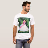 Radha Rani wacht op Krishna in Vrindavan T-shirt (Voorkant volledig)