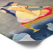 Radha 's nachts. Mughal schilderen Ca 1650th door  Poster (Hoek)