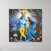 RadheKrishn Canvas Afdruk (Voorkant)