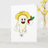 Radiaal als landbouwer met fruit kaart (Gele Bloem)