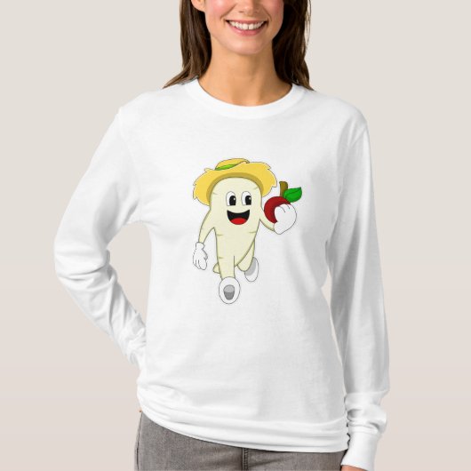 Radiaal als landbouwer met fruit t-shirt (Voorkant)