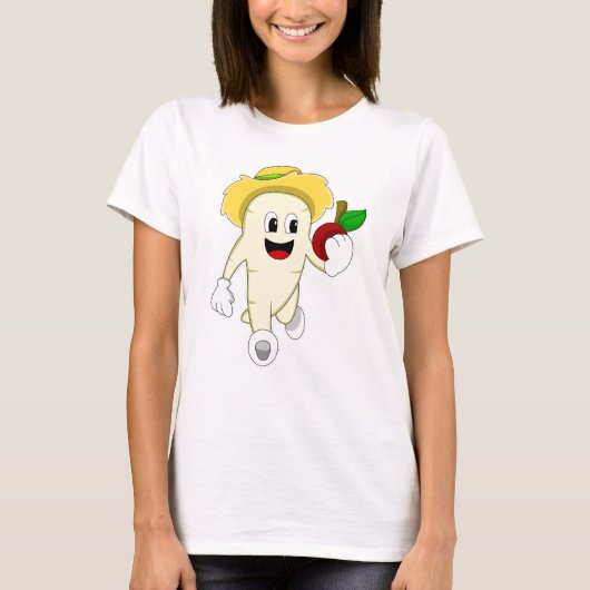 Radiaal als landbouwer met fruit t-shirt (Voorkant)