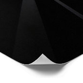 Radiaal Donker Abstract Poster (Hoek)