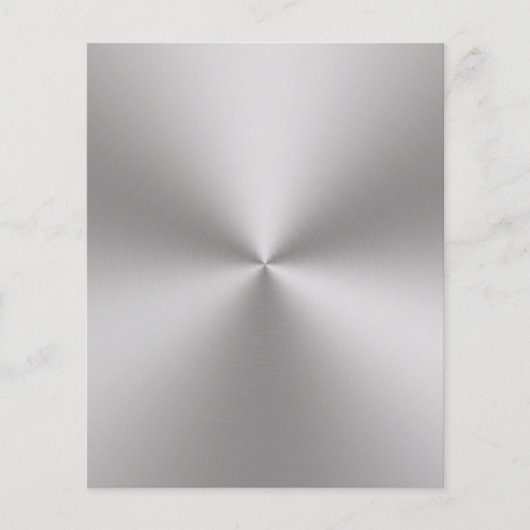 Radiaal geborsteld metaal Kijk op blanco Flyer (Voorkant)