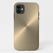 Radiaal Gold Metallic | Aangepast Case-Mate iPhone Case (Achterkant)