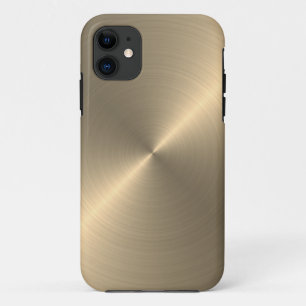 Radiaal Goud Metaal   Aangepast Case-Mate iPhone Case
