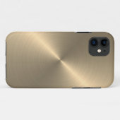 Radiaal Goud Metaal | Aangepast Case-Mate iPhone Case (Achterkant (horizontaal))