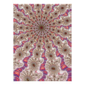 Radiaal mandelbrot fractaal perfect poster (Voorkant)