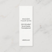  radiaal/monogram mini visitekaartje (Achterkant)