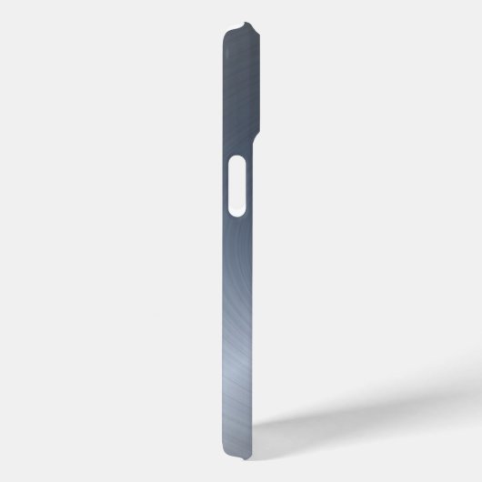 Radiaal zilver metallic | Custom Case-Mate iPhone Case (Achterkant / Rechts)