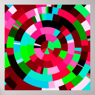 Radiaaltegels Poster