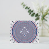 Radial Design Art Print Briefkaart (Staand voorkant)