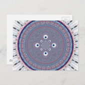Radial Design Art Print Briefkaart (Voorkant / Achterkant)
