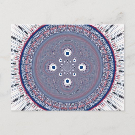 Radial Design Art Print Briefkaart (Voorkant)