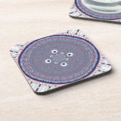 Radial Design Art Print Drankjes Onderzetter (Linkerzijde)