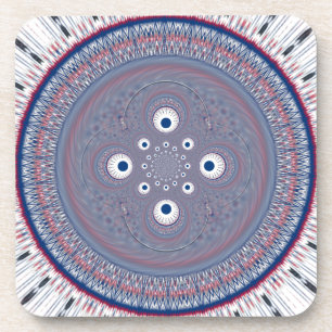 Radial Design Art Print Drankjes Onderzetter