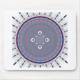 Radial Design Art Print Muismat