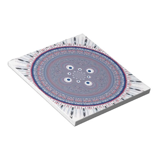 Radial Design Art Print Notitieblok (Schuin)