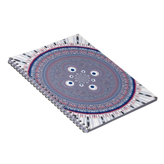 Radial Design Art Print Notitieboek (Rechterzijde)