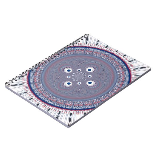 Radial Design Art Print Notitieboek (Linkerzijde)