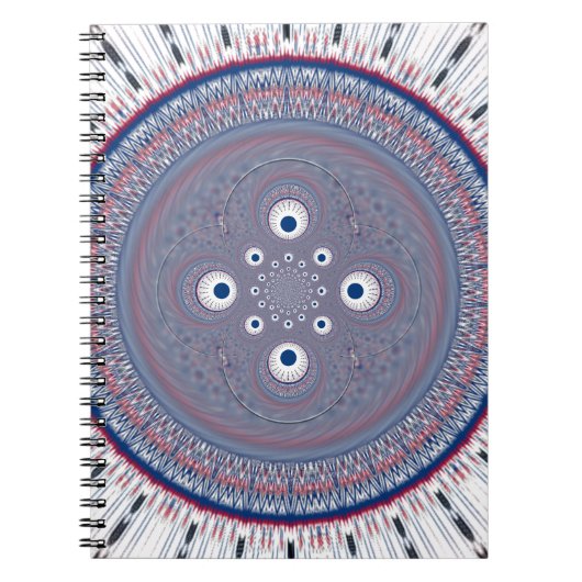 Radial Design Art Print Notitieboek (Voorkant)