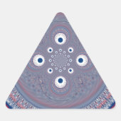 Radial Design Art Print Sticker (Voorkant)