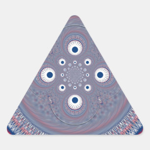 Radial Design Art Print Sticker