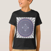Radial Design Art Print T-shirt (Voorkant)