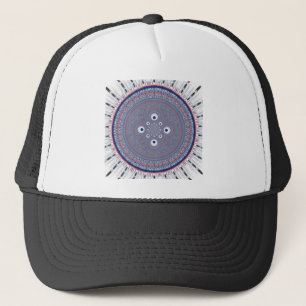 Radial Design Art Print Trucker Pet