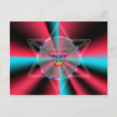 Radial Merkaba Briefkaart (Voorkant)