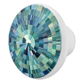 Radiale facetten van zee keramische knop (Rechts)